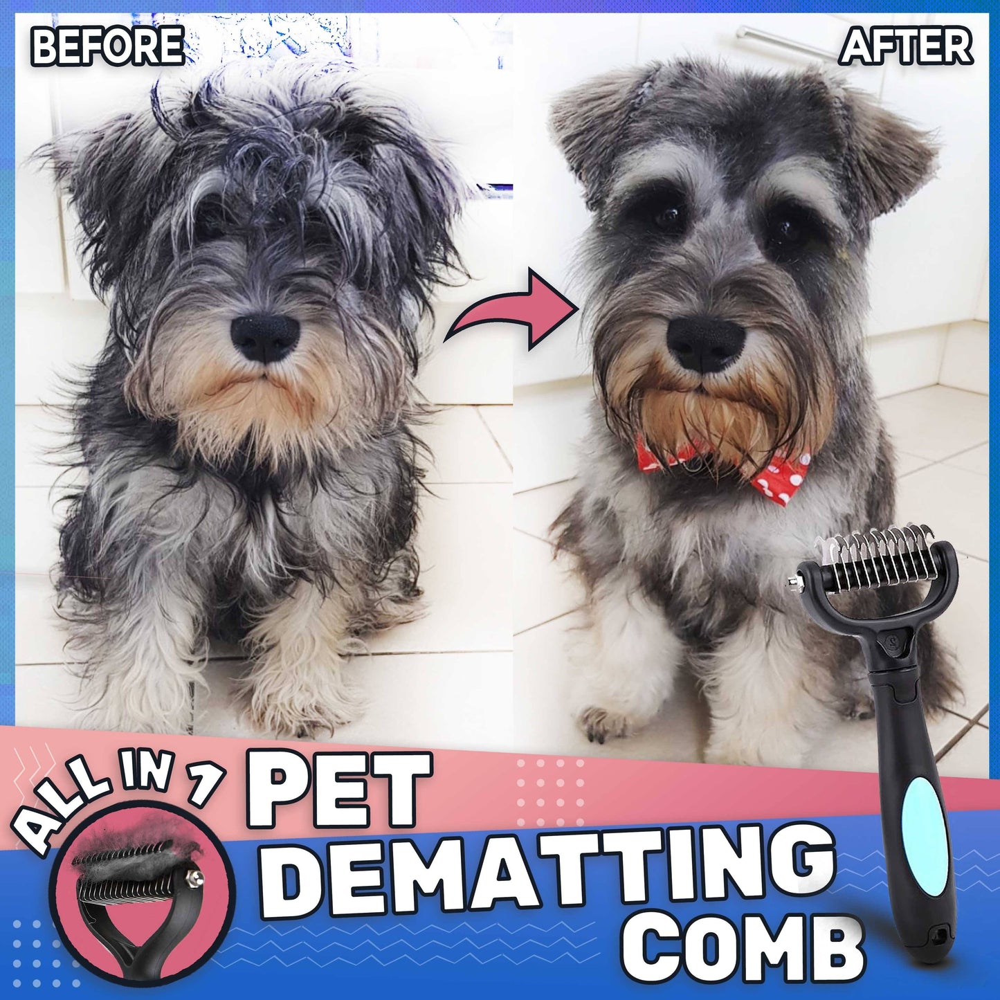 AEXZR® All-in-1 Pet Grooming Comb