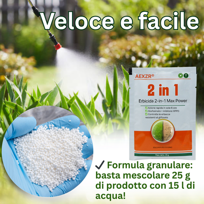 [Negozio Ufficiale]AEXZR® Erbicida 2-in-1 Max Power - Azione in 6 Ore – Niente Più Attese